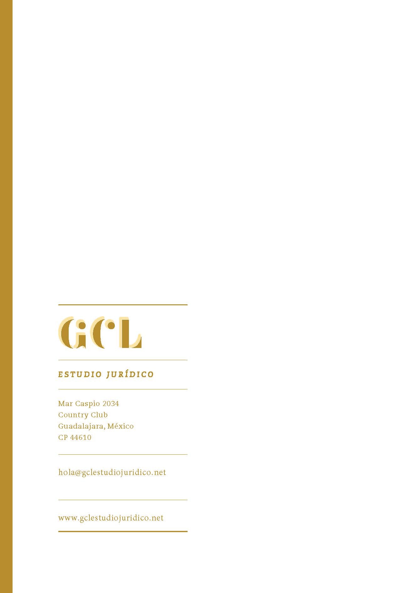 GCL Estudio Jurídico — Mar Caspio 2034, Guadalajara